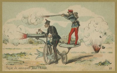 Military velocipede by European School
